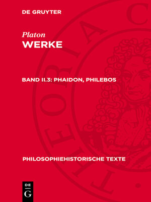 cover image of Phaidon, Philebos